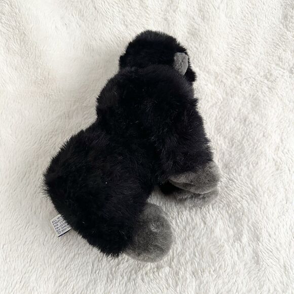 Vintage Just Friends Gorilla Ape 10” Black Plush Stuffed Animal Toy 90s - Picture 3 of 6
